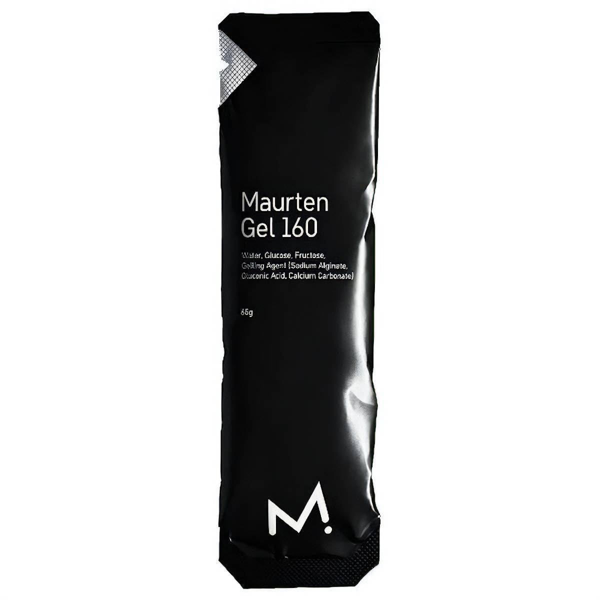 MAURTEN Gel 160 - Gel energético de gran tamaño con tecnología de hidrogel - Pack de 12 x 65g - Energía concentrada para resistencia, sin conservantes, ideal para entrenamientos largos