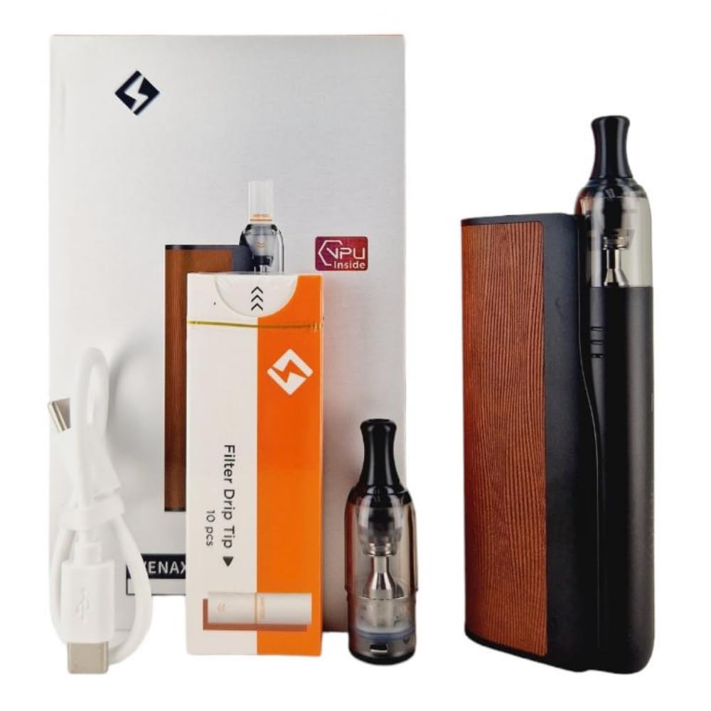 Gee-k'Vape Wenax M Starter Kit (Earth Art) [Power Bank 2500mAh + Wenax M1 Mini Pen 16 W Batteria 400mAh] 2 ML Cartuccia Wenax M1 0,8Ω/1,2Ω MTL Originale - No Nicotine