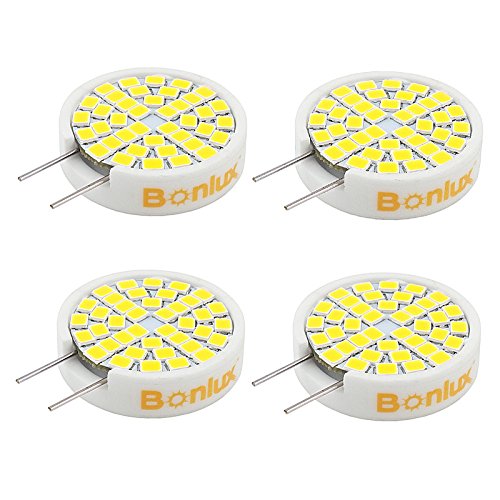 Bonlux Led G8 Bi Pin Bulb 25w Equivalent Daylight 6000k 120v Ceramic Jcd Type T4 G8 Halogen Led Replacement Bulb For Under Counter Kitchen Lighting Undercabinet Light Puck Light Pack 4 Buy Online In