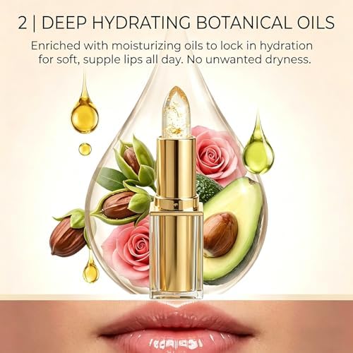 Areliaa Lipstick,Areliaa Skin-Adaptive Lipstick,PH Lipsticks Color Changing,Long Lasting Moisturizing Tinted Lip Balm,Lipstick for Older Women (1pcs) - 2