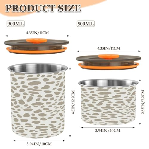 Contenedor de café acero inoxidable 17oz Qilmy miniatura 3