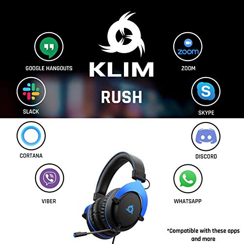 KLIM™ Rush - Cuffie Xbox One con Microfono + Cuffie gaming PS4 PC Mac PS4 Switch iOS Android + Connettore da 3,5 mm + Archetto comodo e regolabile + 5 anni di garanzia + NUOVE 2020