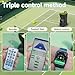 PUSUN Tennis Ball Machine, Tennis Ball Launcher with App/Remote/iWatch Control, Max Speed of 75Mph, 1.8-8s/Ball, Multiple Training Modes(AI Drill/Programming/Random/Vary Speed) 4-6Hrs Battery Life