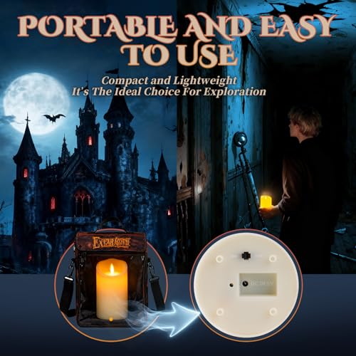 Kit de Detección Paranormal con Vela Simulada briidea miniatura 6