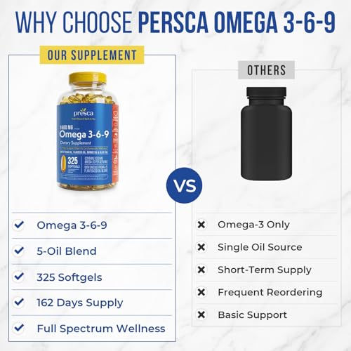 Image of Omega 3-6-9 Dietary Supplement (325 ct.) - Promote Visual Function and Eye Health - Support Heart, Cardiovascular Health, Healthy Skin, Hair and Overall Health (Omega 3-6-9)
