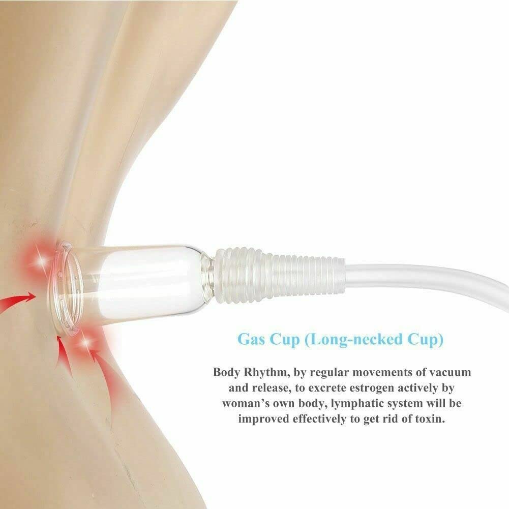 Appareil de massage sous vide avec puissance d'aspiration réglable, multi-fonctions, anti-pression, amincissant, agrandissement du sein, pompe de poitrine, ventouse pour ventouses et beauté