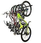 StoreYourBoard Bike Storage Rack, Holds 5 Bicycles, Home and Garage Adjustable Bike Wall Hanger Mount