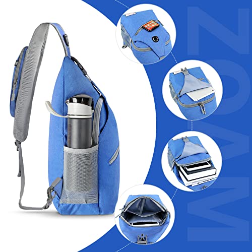 ZOMAKE-Sling-Bag-for-Women-MenSmall-Crossbody-Sling-Backpack-Water-Resistant-Mini-Shoulder-Bag-Chest-Bag-for-Travel