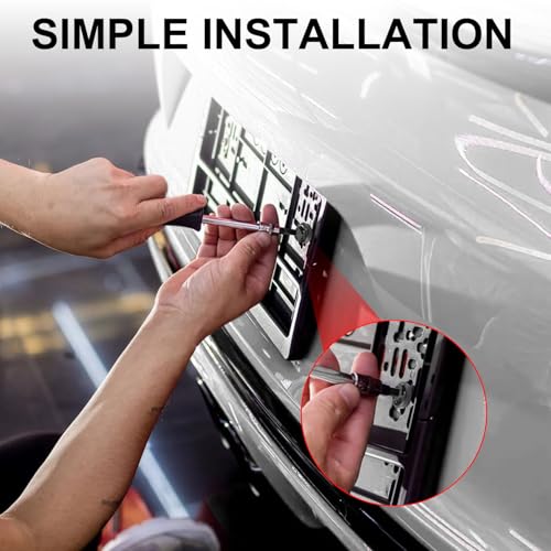 image for LivTee Rustproof License Plate Screws for Securing License Plates Fram