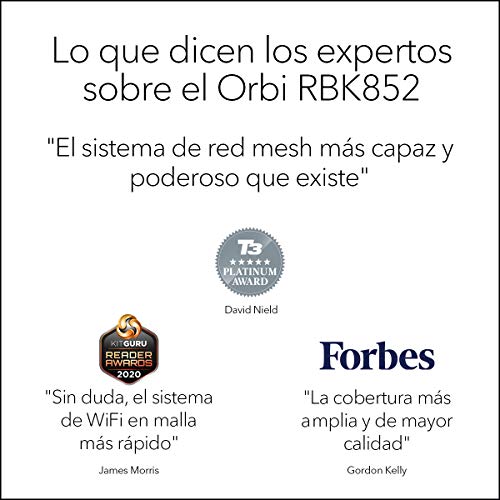 NETGEAR-Orbi-Mesh-WiFi-6-RBK852-sistema-tribanda-compuesto-por-1-router-y-1-extensor-satelite-Cobertura-de-hasta-350-m-y-hasta-100-dispositivos-AX6000-hasta-6-Gbps