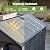 Devoko 4x6 FT Plastic Outdoor Storage Shed with Floor, Resin Outdoor Shed with Lockable Door, Sloped Roof & Vent, Versatile Tool Shed for Patio Lawn Backyard, Dark Grey