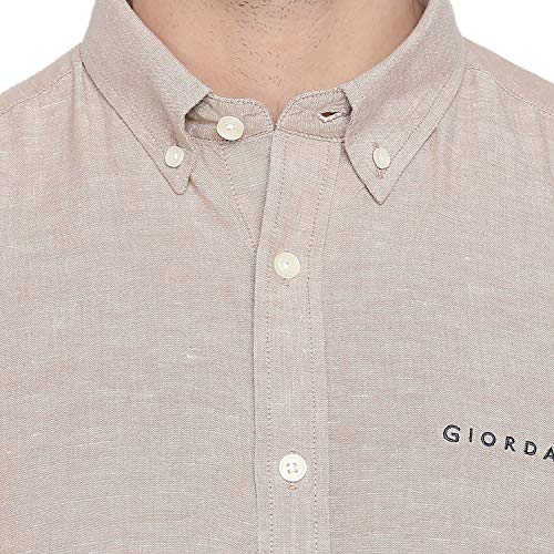 Image of Giordano Men's Solid Regular fit Casual Shirt