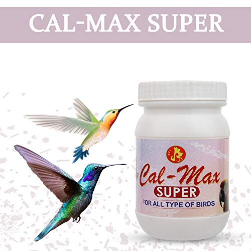 Image of Pet Care International (PCI) 100% Water Soluble Cal Max Super Provide Essential Calcium Healthy Bird Breeding Healthcare (100 Grm, Cal Max Super)