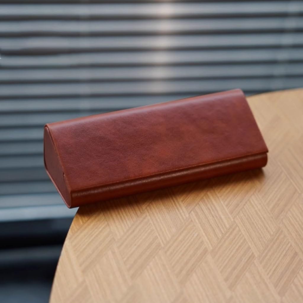 Étui À Lunettes Rectangulaire Rétro En Cuir, De Soleil Portable Unisexe Étui à Lunettes pour Femme