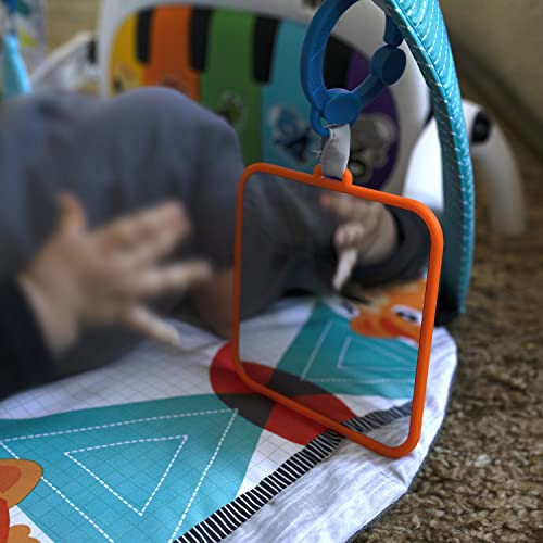 Baby Einstein, 4 in 1 Kickin' Tunes Spieldecke mit 70+ Geräuschen, 25+ Minuten Musik, Erlebnisdecke mit Klavier und Lichtern, Spielmatte mit Spielbogen abnehmbarem Babyspielzeug, ab der Geburt