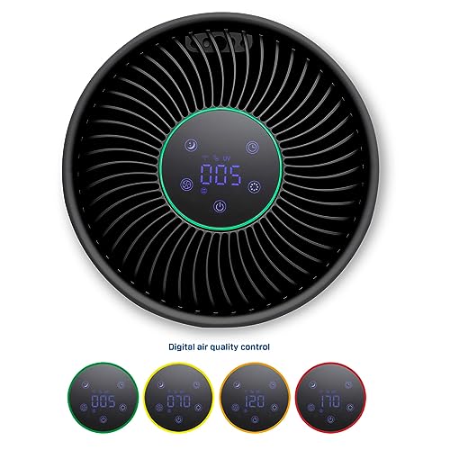 Clean Air Optima - Purificateur d’air HEPA UV et ioniseur intelligent CA-503B Compact Smart - Convient aux pièces jusqu'à 30 m² / 75 m³ - capacité jusqu'à 140m³/h – Image 3