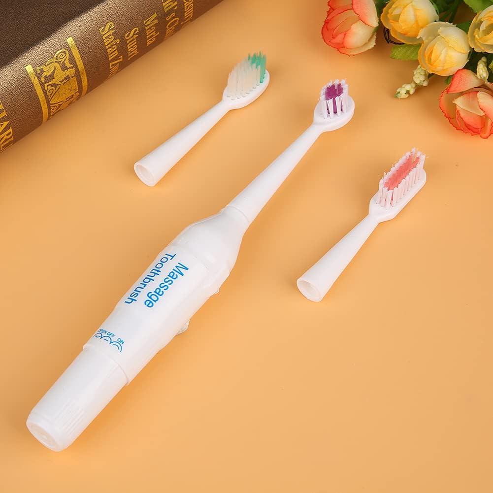 MVM Enterprise Electric Toothbrush with 3 Brush Heads, Easy Teeth Cleaning, Pet Dental Care Kit, Addition Bad Breath Tartar for People and Puppy, Small Dog and Cat 2