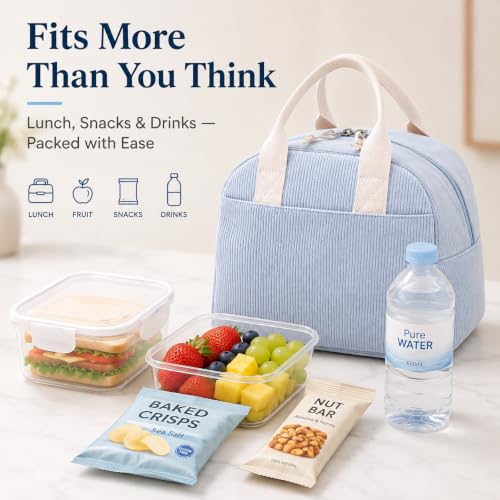 LOVELYWIND Floral Insulated Lunch Tote