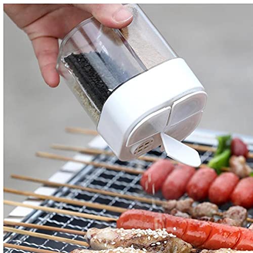 Spice container, 2 stks 4 rasters kruiden shaker, keuken picknicks BBQ restaurant reizen zout doos voor salade steak… - Image 7