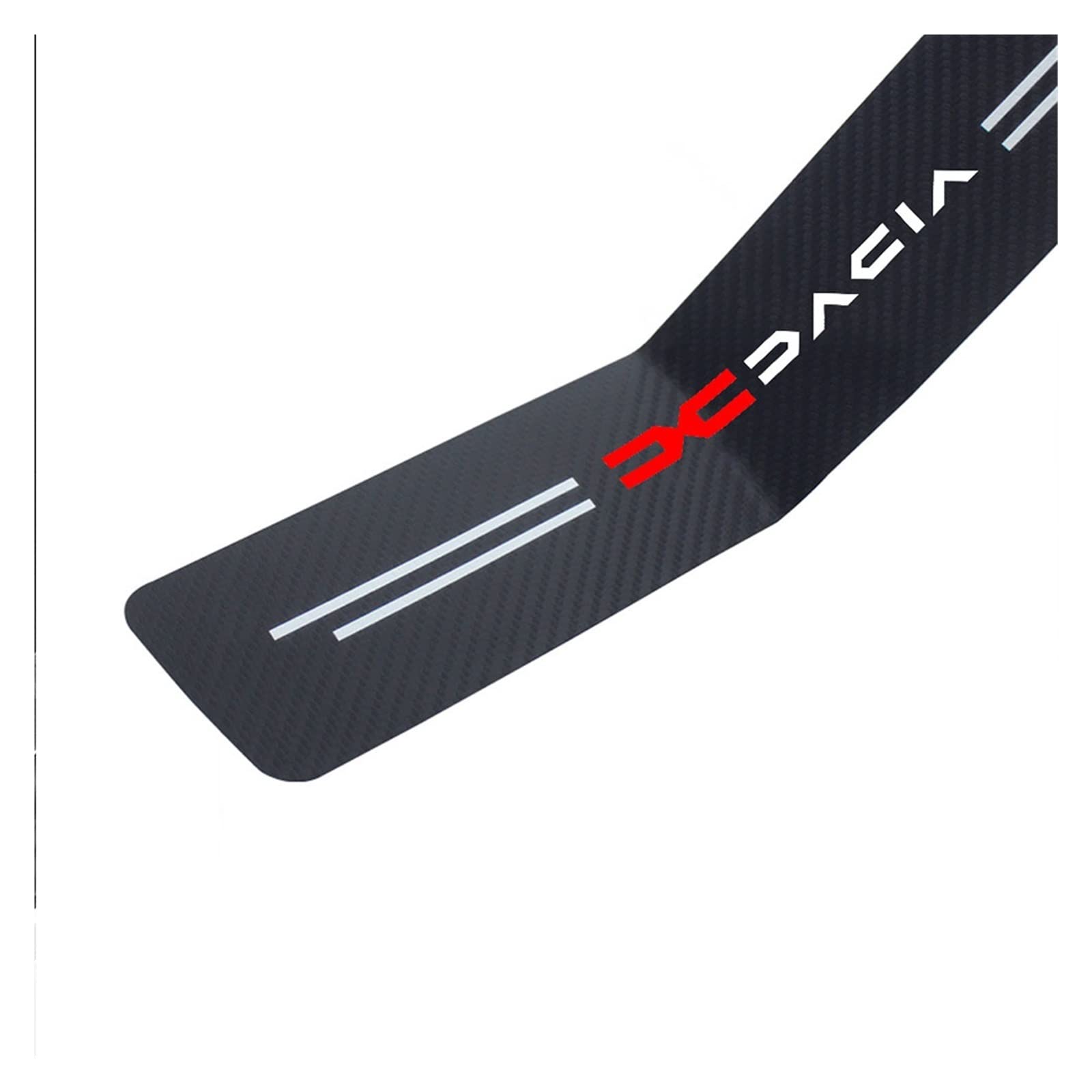 5pc uszczelka do drzwi samochodu zabezpieczenie progu naklejka kompatybilna z logo Dacia Duster Spring Logan Sandero Jogger Lodgy Bigster Dokker akcesoria (Color : 5PCS NEW For DACIA)
