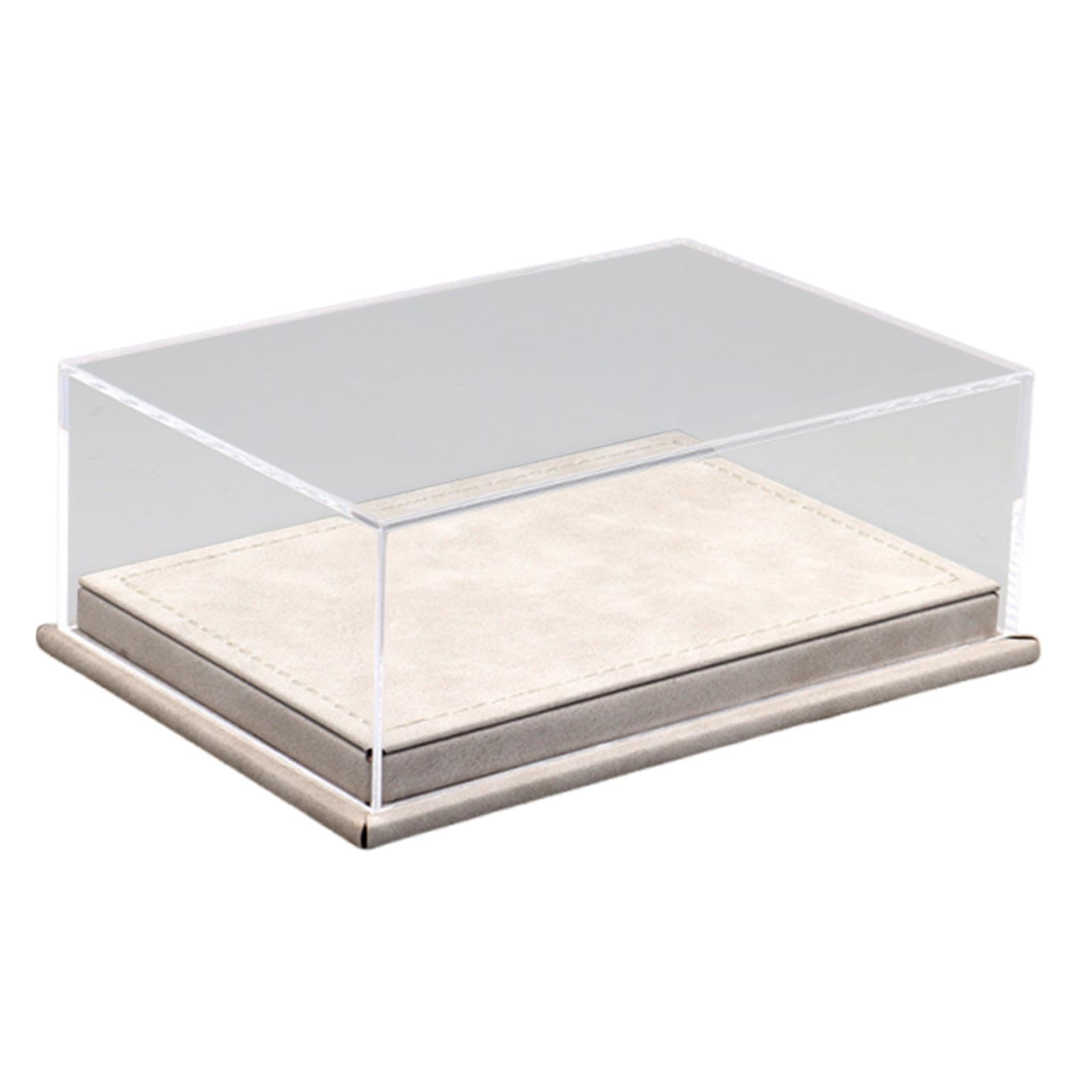 Scatola espositiva per Modelli di Auto in Acrilico, Scatola portaoggetti in 1/64, espositiva per Arti, Beige