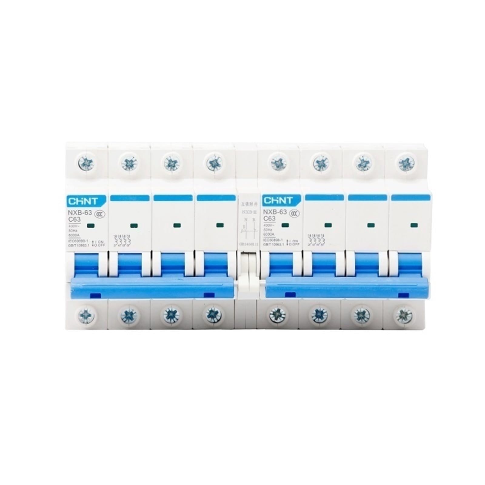 YFHGULBTK NXB-63 4P 32A 40A 63A MTS Dual Power Manual Transfer Switch Circuit Breaker Interlock Conversion MCB 400V~(10A)