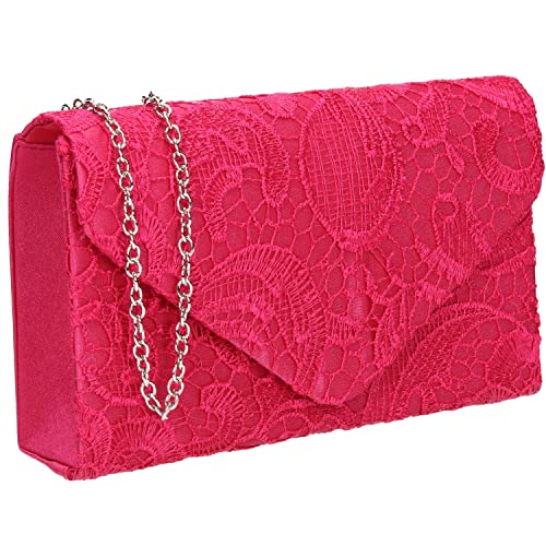 SwankySwans Pochette Rachel pour femme, fuchsia, One Size