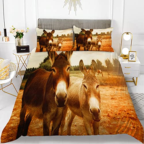 Housse de Couette 160x200 Fermeture Éclair pour Lit Facile à Border