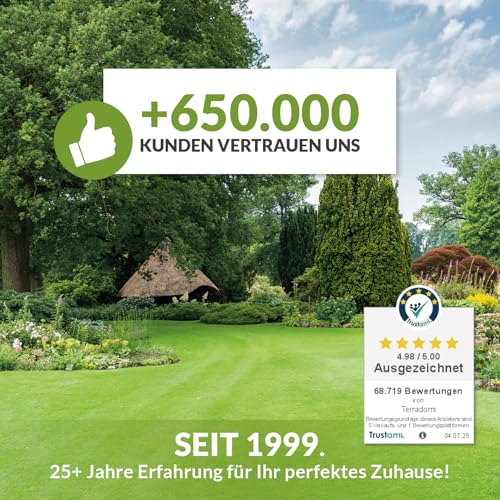 TerraDomi 10kg natürlicher Algenkalk für 250m² I 100% echter Algenkalk zur Stärkung der Widerstandsfähigkeit von Buchsbäumen und anderen Pflanzen I Beugt Befall von Buchsbäumzünsler und Pilzen vor