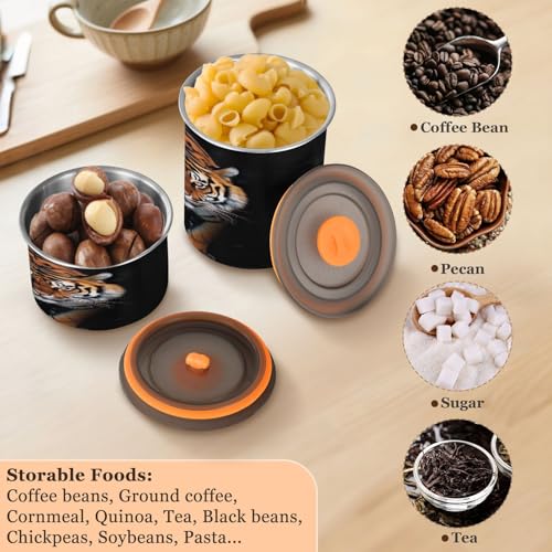 Envase de cafe de acero inoxidable ATTX 17oz sello hermético miniatura 5