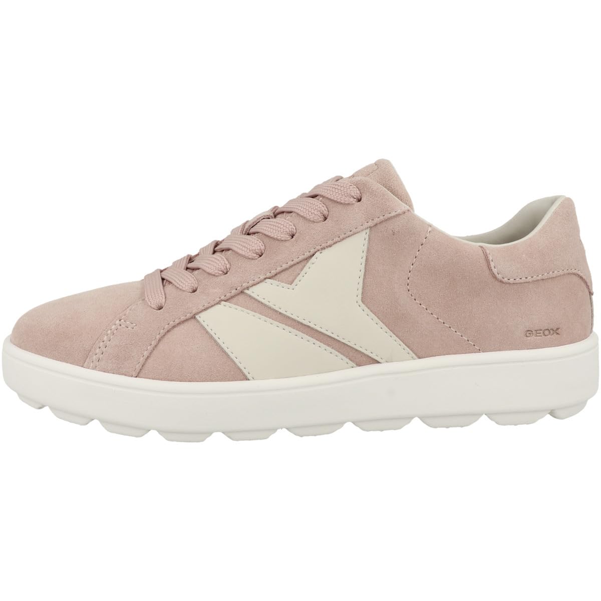 Geox Women's D Spherica Ecub-1 B Sneaker, Papyrus Pink, 37 EU