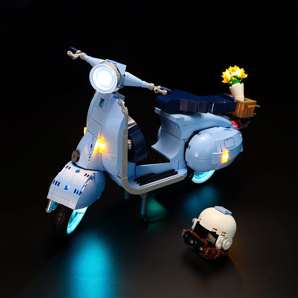 Only LED Lighting Set - Kyglaring Lights Set for Lego Creator Expert Vespa 125 10298 Model Kit - without Lego Set (RC Version) - Image 2
