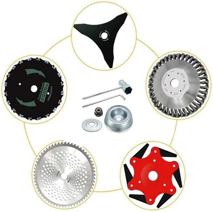 SGMEIT Blade Adapter Kit for Stihl FS55 FS55R FS56 FS56RC FS70R FS80 FS80R FS85 FS90 FS90R FS94 FS100RX FS110 FS120 FS130 FS130R FS200 FS240 FS250 FS-KM Blade Attachment Kit