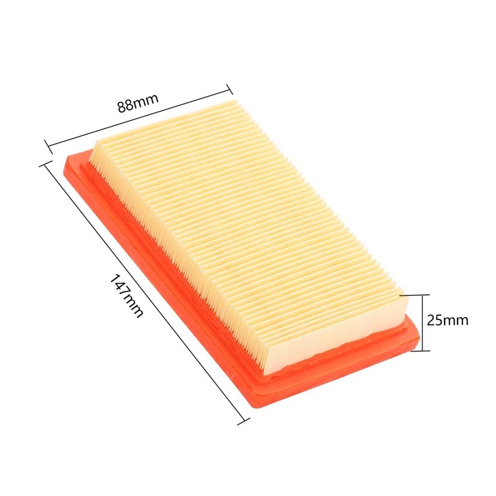 Filtro de Aire de 1/5 Piezas for 951-10298 GVX140751-10298 H-nda, Piezas de Motor de Gasolina 08170-ZG9-M00, Piezas de cortacésped Accesorios para cortacésped(5pcs)