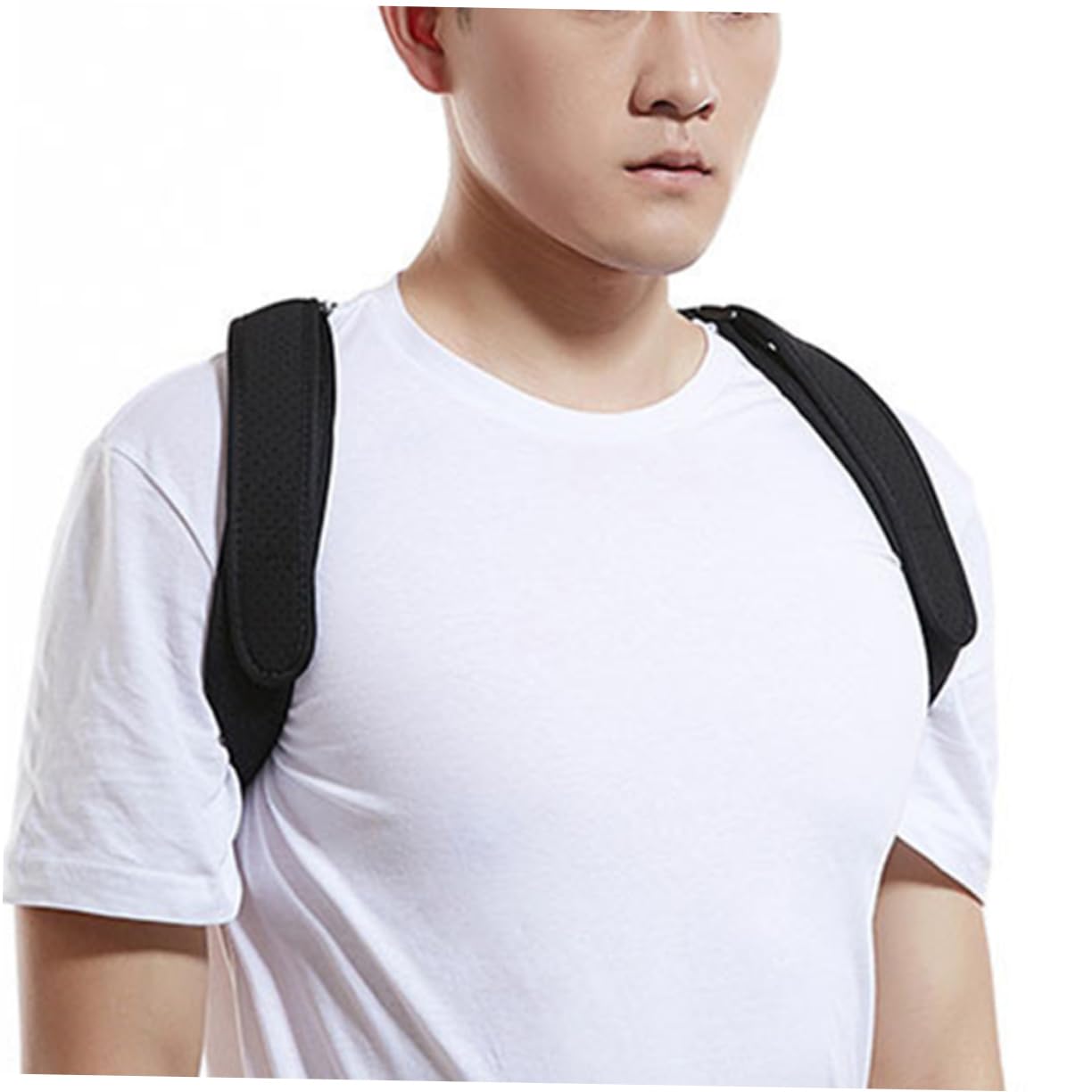 FRCOLOR 1pc Invisible Posture Sitting Posture Belt Shoulder Belt Belt Humpback Black