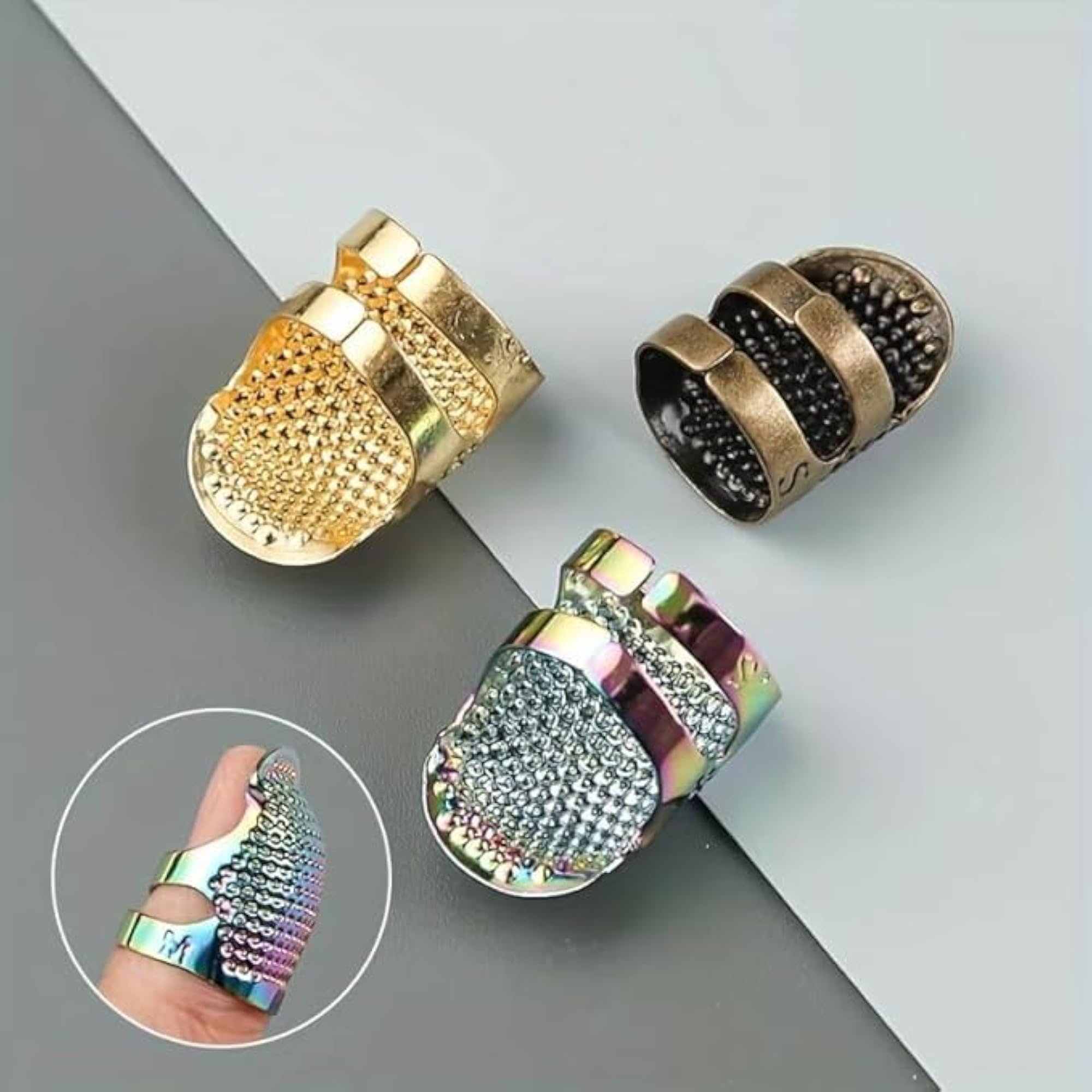 MR. DIY Crafts Metal Sewing Thimble Finger Protectors