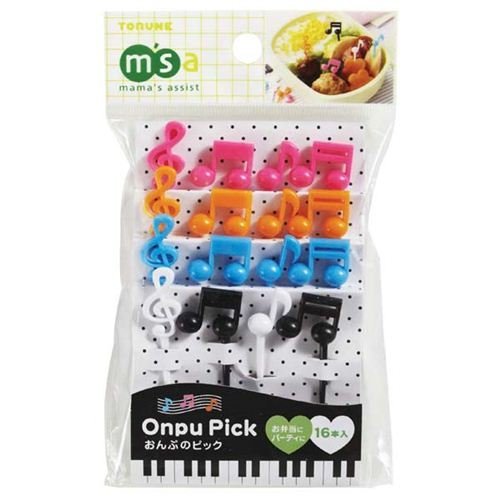 Pics Alimentaires Notes De Musique Torune Pour Bento - Lot Multicolore