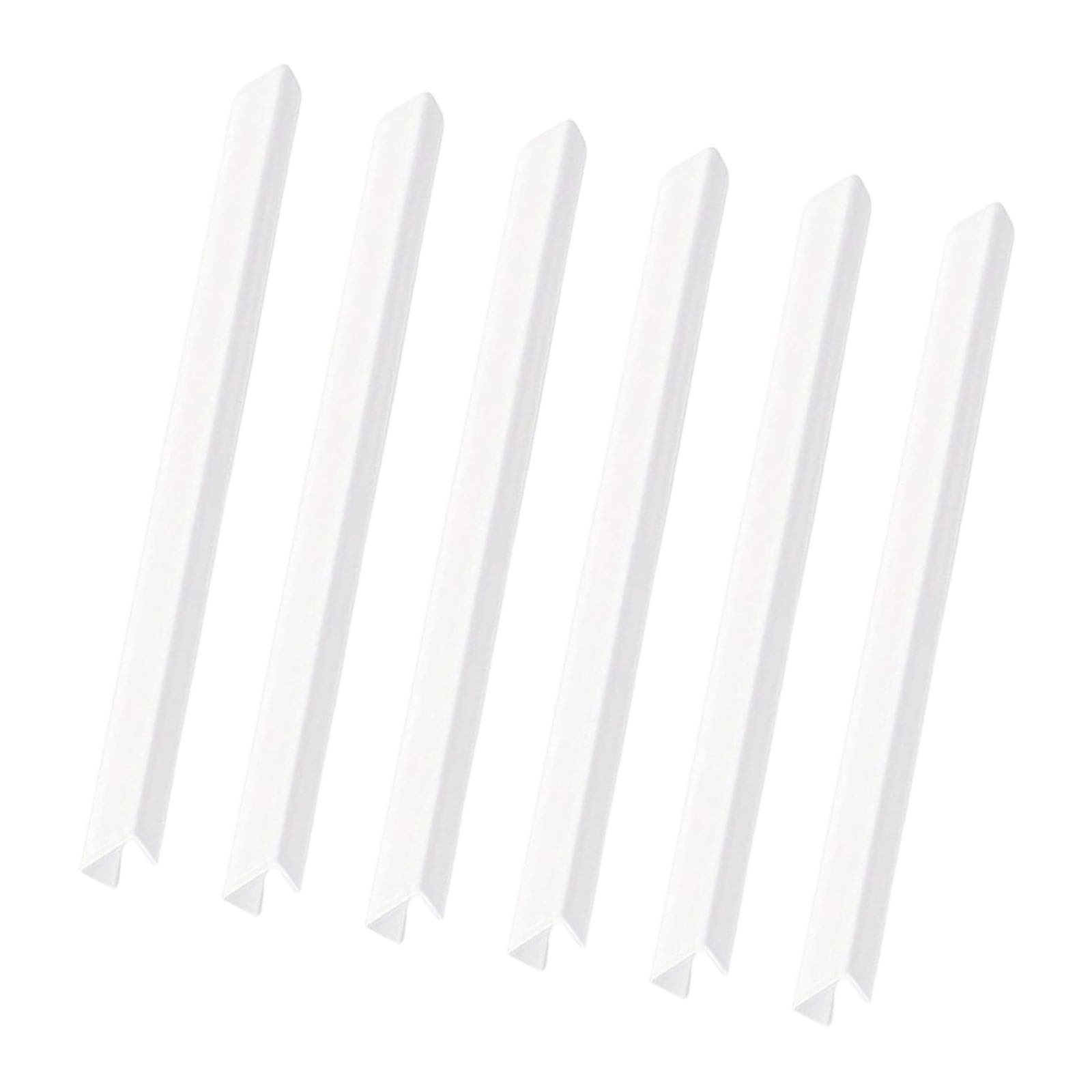 Kalttoy 6 Sticks Easy Installs Flexible Pvc Corner Guard 45Cm Clear Cut To Fit Not Crash Case For Cabinet Bumper Child Guard Easy To Clean Pvc