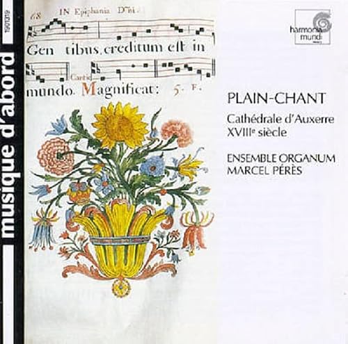 Pochette de Plain-chant de la cathédrale d'Auxerre