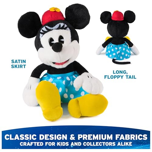 gund disney official minnie mouse classic plush mickey and friends deluxe collector stuffed animal for ages 1 and up blackwhite 14