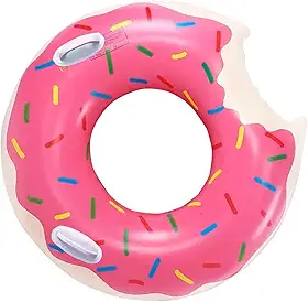 Boia Piscina Inflavel Rosquinha Grande Praia Criança Adulto 120cm