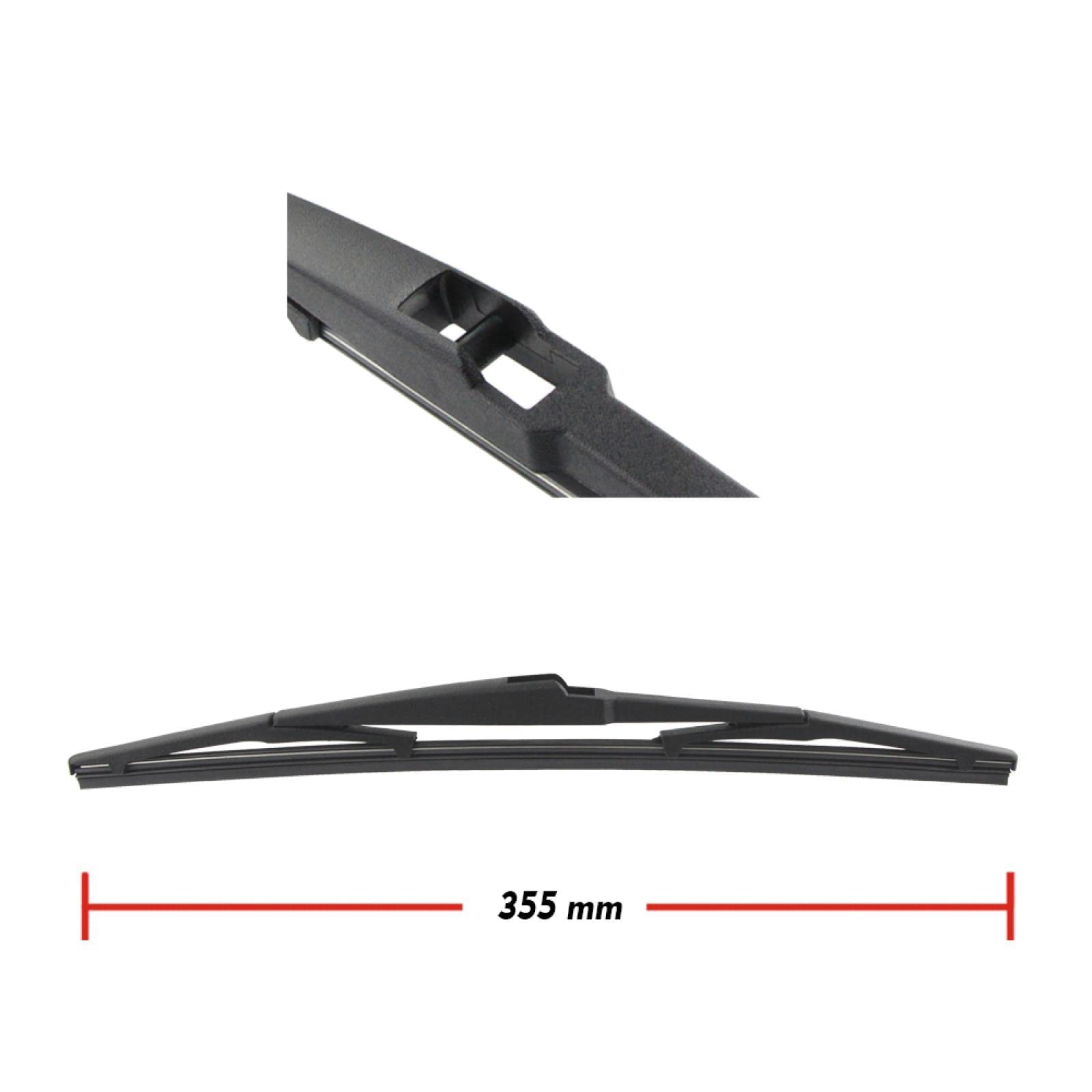 Tergicristallo Posteriore per KIA Spectra 2004-2009 355mm Tergicristalli Posteriori per Auto e tergicristalli Posteriori Set di Accessori per Auto