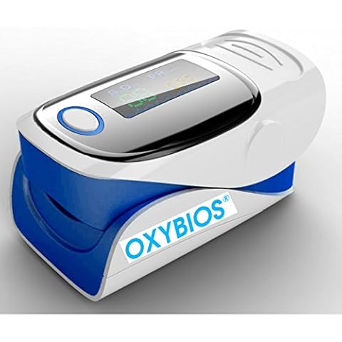 Finger Pulse OXIMETER Blue"All-in-one Portable and Heart Rate Monitor with Instructions in French. Analysis and Measurement th Cover