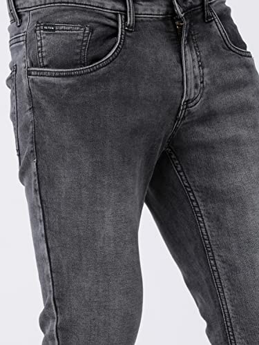 Image of KETCH Mens Black Slim Fit Jeans
