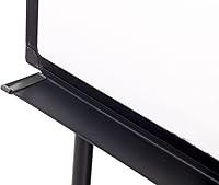 Vista 4 de MasterVision Estación de creación de caballete de pizarra blanca de borrado en seco magnético de doble cara ajustable de altura ajustable de 40 x 30