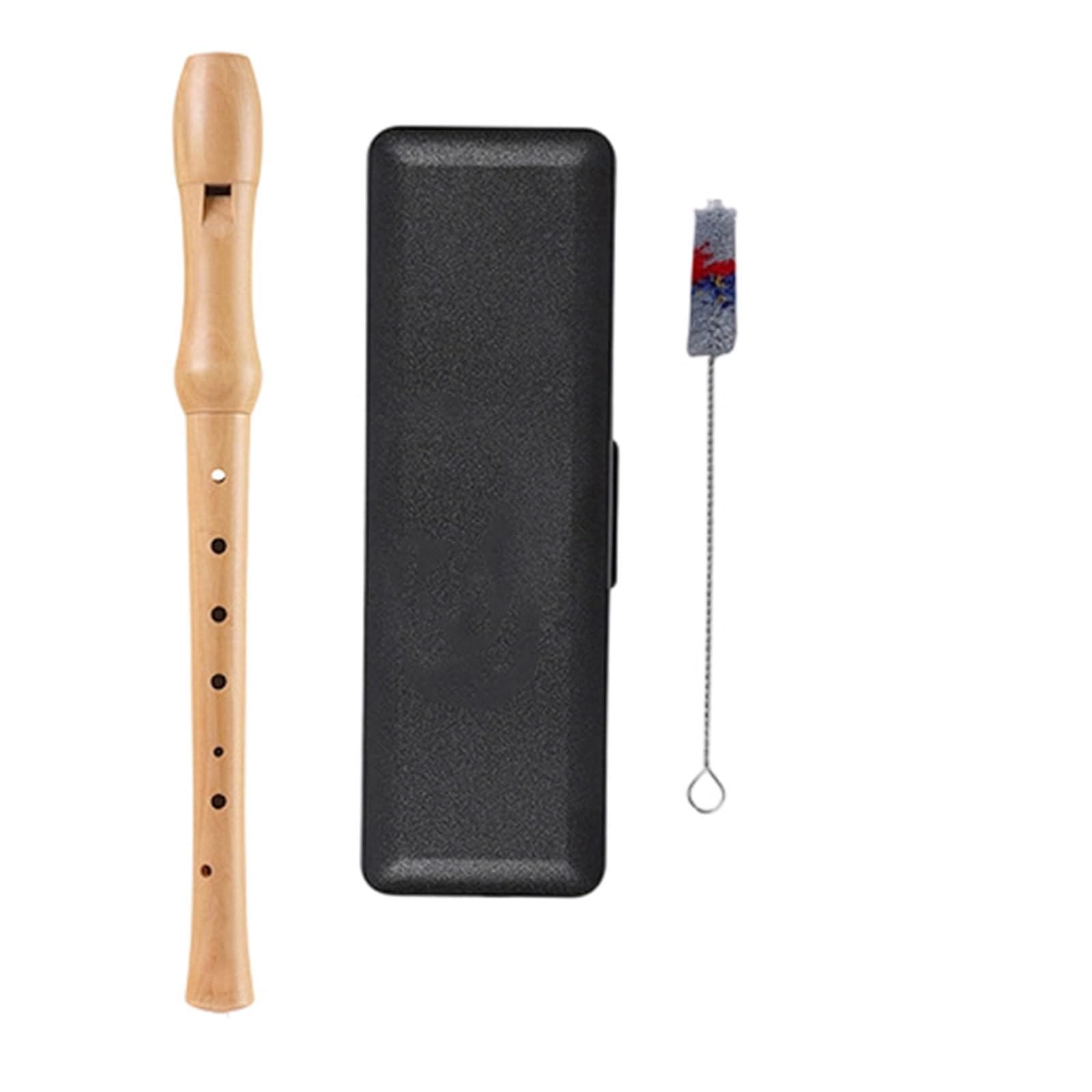 Flet Prosty Instrumenty Muzyczne Drewniany Rejestrator 8-otworowy Niemiecki Angielski