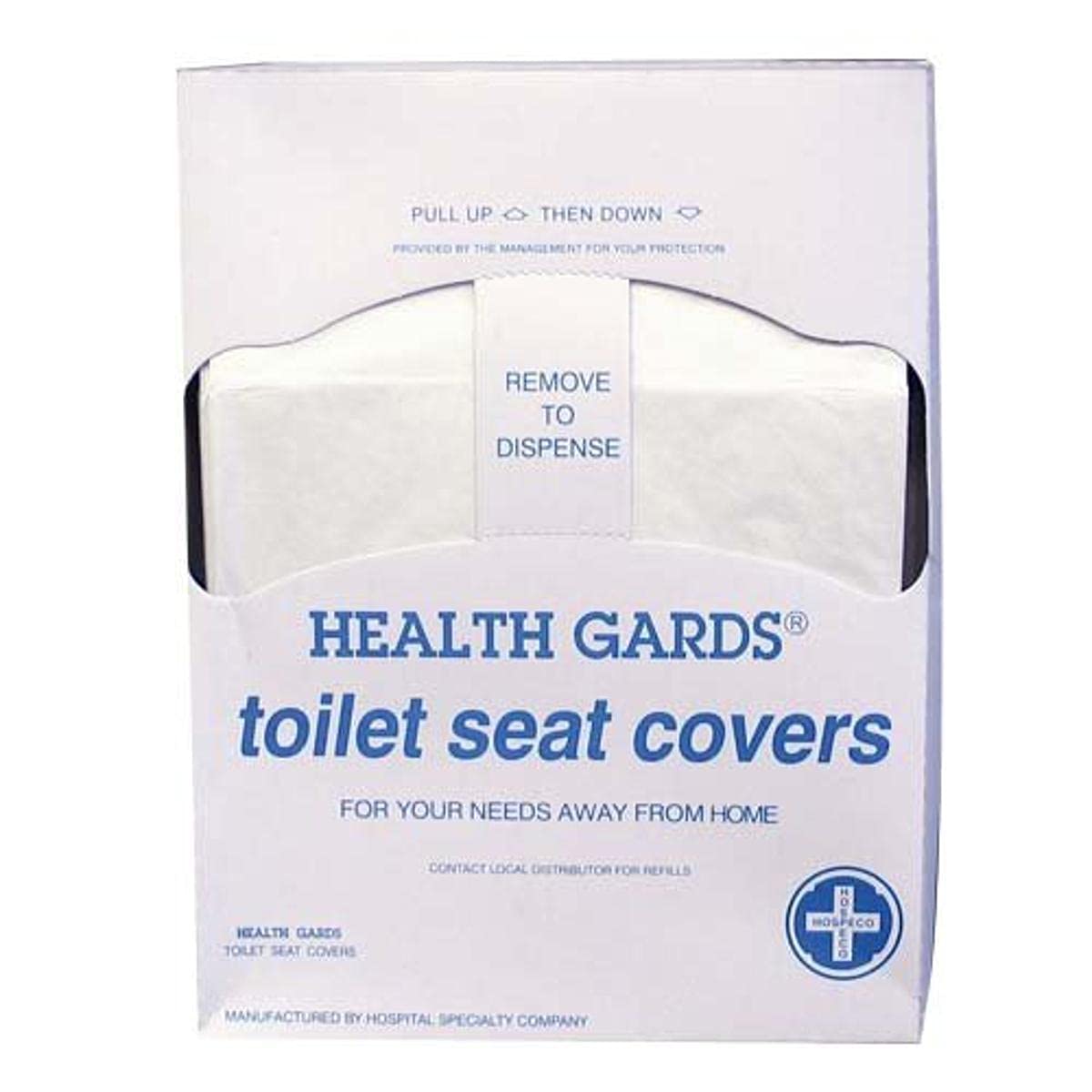 Hospeco Health Gards HG-QTR-5M Quarter-Fold Toilet Seat Covers (25 Packs of 200)