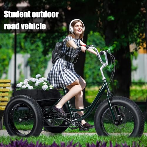 Triciclo 20 Pulgadas para Adultos, 7 Velocidades miniatura 2