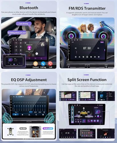 Radio de coche Android de 9 pulgadas para Geely GX7 2011-2019 con GPS y Bluetooth 5