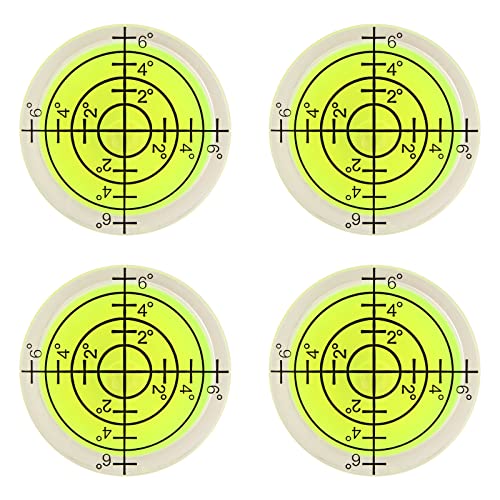 Nivofu 4stk Libelle, Wasserwaage, 32mm Durchmesser Wasserwaage Klein, Mini, Libelle Wasserwaage Kleben, Wasserwaage Wohnmobil, Mini Bubble Spirit Level für Kamera Camping Wohnwagen Nivofu 4stk Libelle, Wasserwaage, 32mm Durchmesser Wasserwaage Klein, Mini, Libelle Wasserwaage Kleben, Wasserwaage Wohnmobil, Mini Bubble Spirit Level für Kamera Camping Wohnwagen